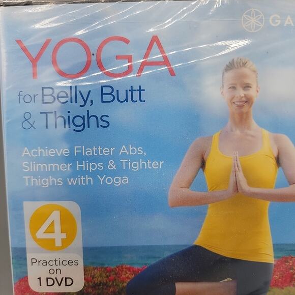 Yoga For Belly, Butt & Thighs Achieve Flatter Abs Slimmer Hips & Tighter Thighs - Picture 2 of 9